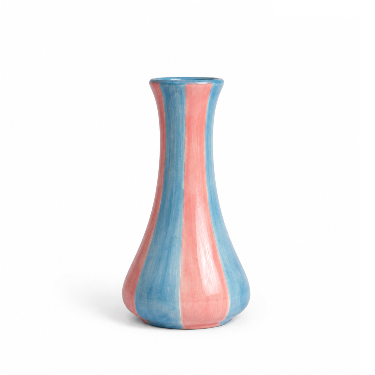 Raya Bud Vase, Pink & Blue