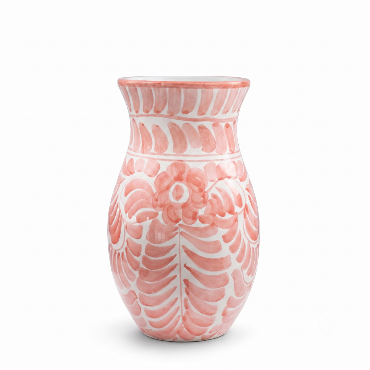 Dos Flores Vase, Coral Pink