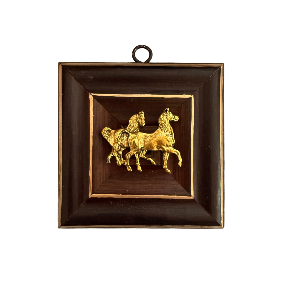 Museum Bee, Wooden Frame with Horses