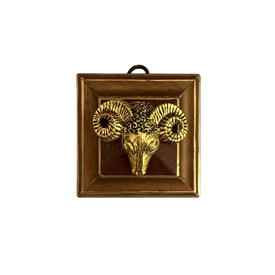 Museum Bee, Gilt Frame with Ram