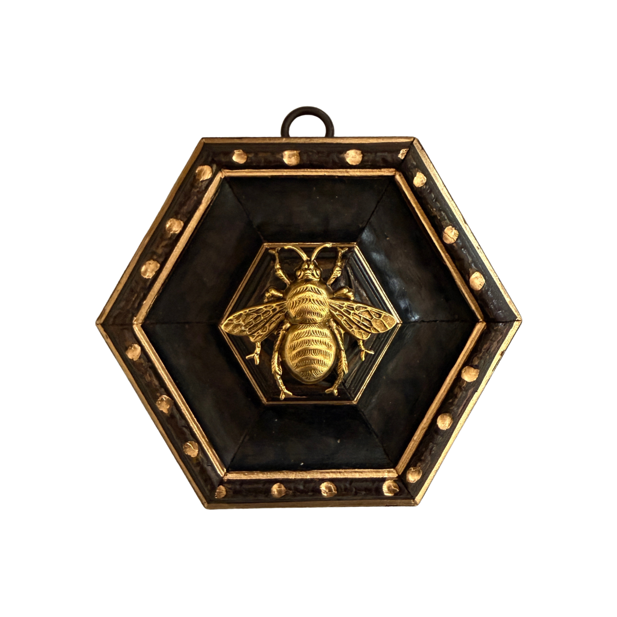 Museum Bee, Painted Frame with Grande Bee