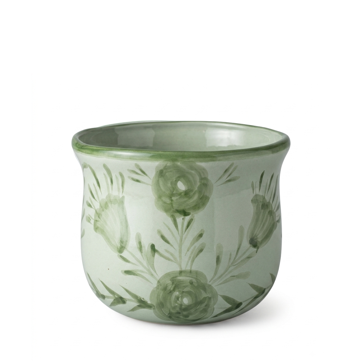 Francesa Tonal Cachepot, Green, Multi Sizes