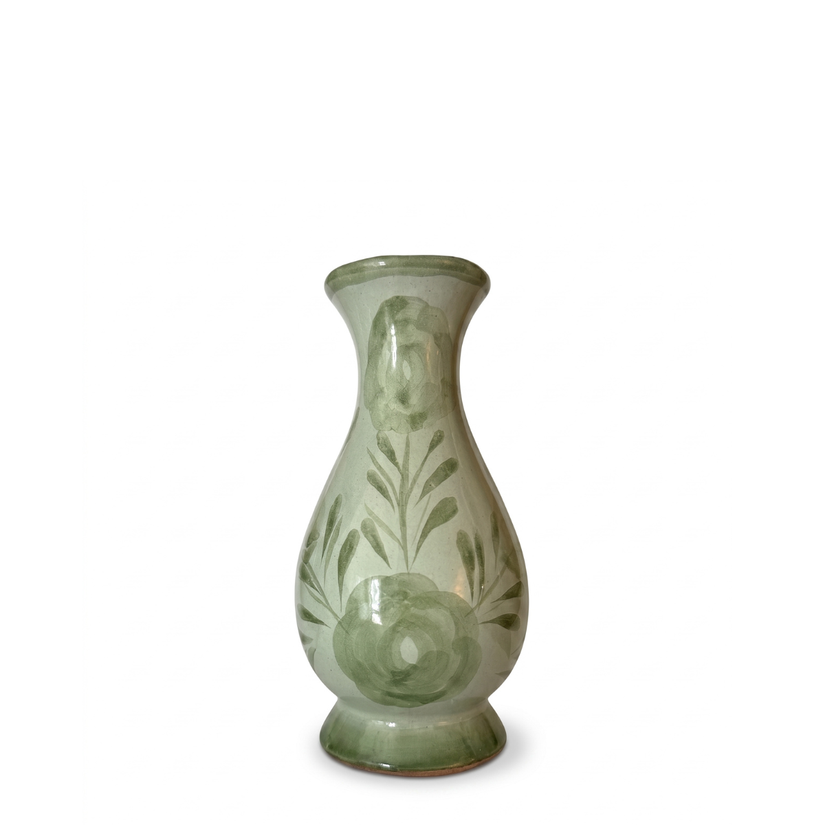 Francesca Bud Vase, Tonal Greens