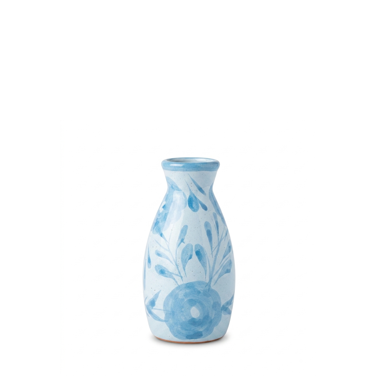 Francesca Tonal Milk Bottle Bud Vase, Blues