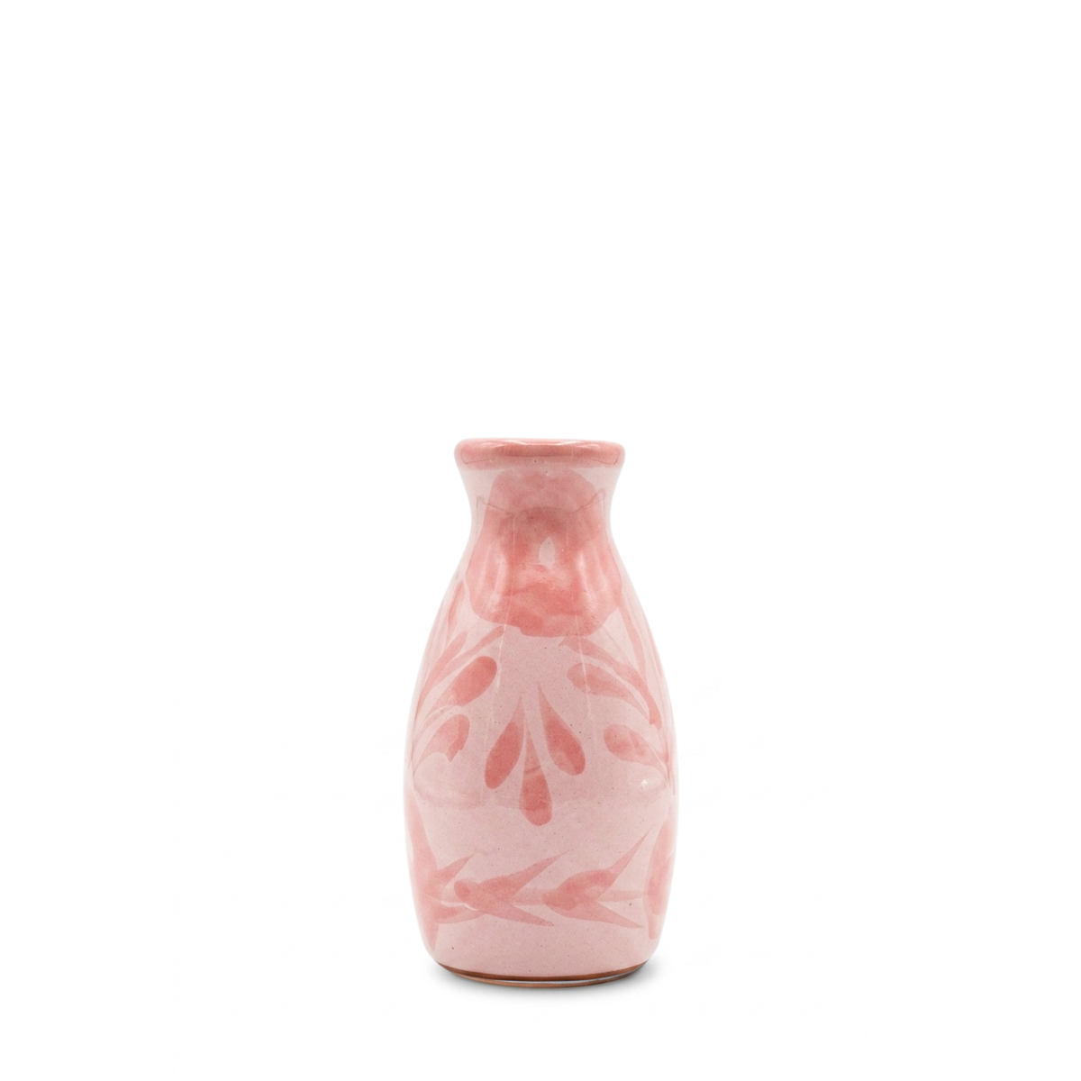 Francesca Tonal Milk Bottle Bud Vase, Rouge