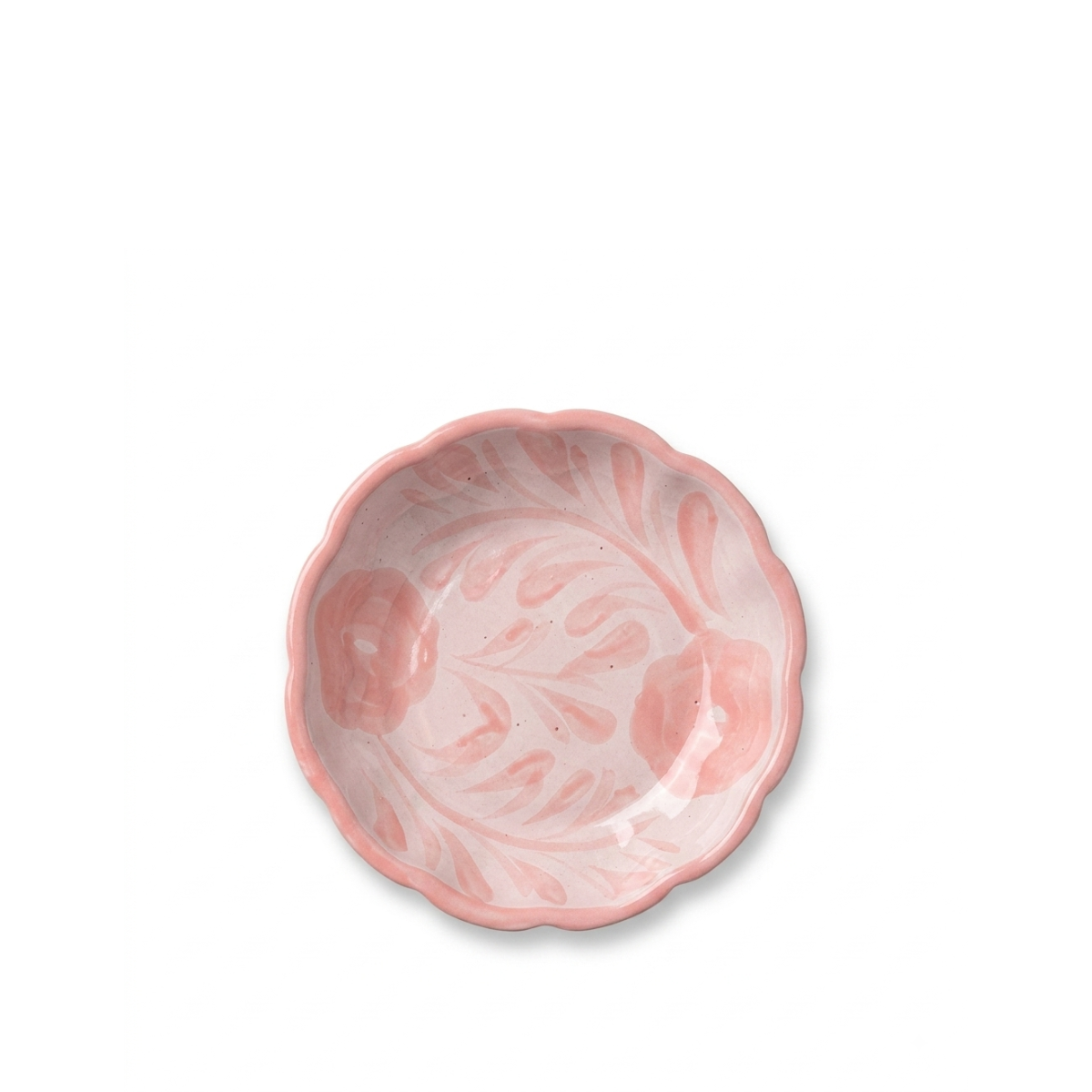 Francesca Tonal Scalloped Dish, Rouge