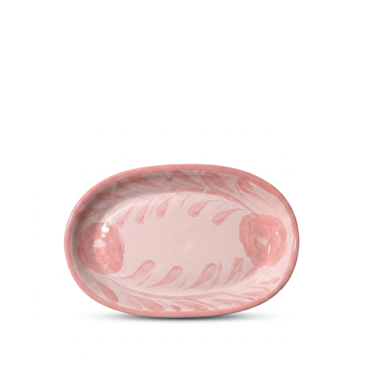 Francesca Tonal Oval Dish, Rouge