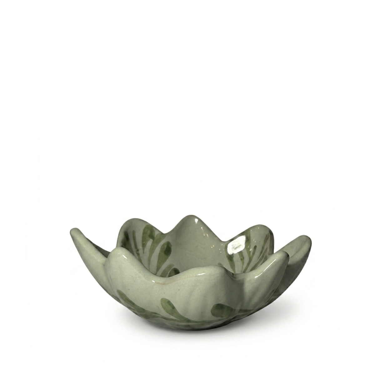 Francesca Tonal Flor Bowl, Greens