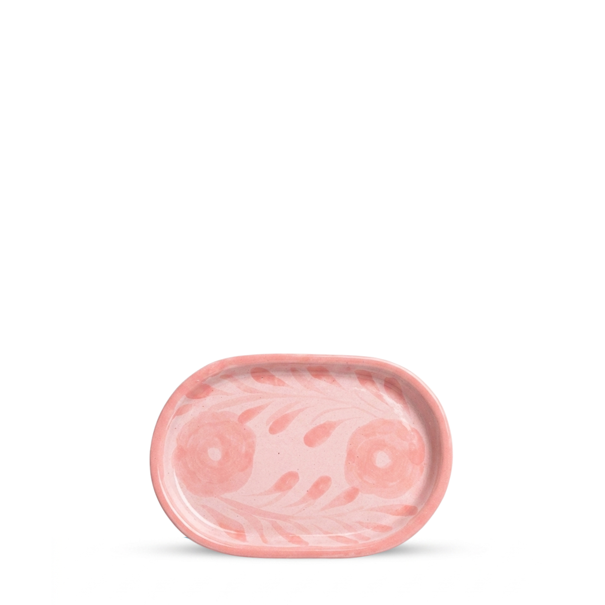 Francesca Tonal Little Oval Dish, Rouge