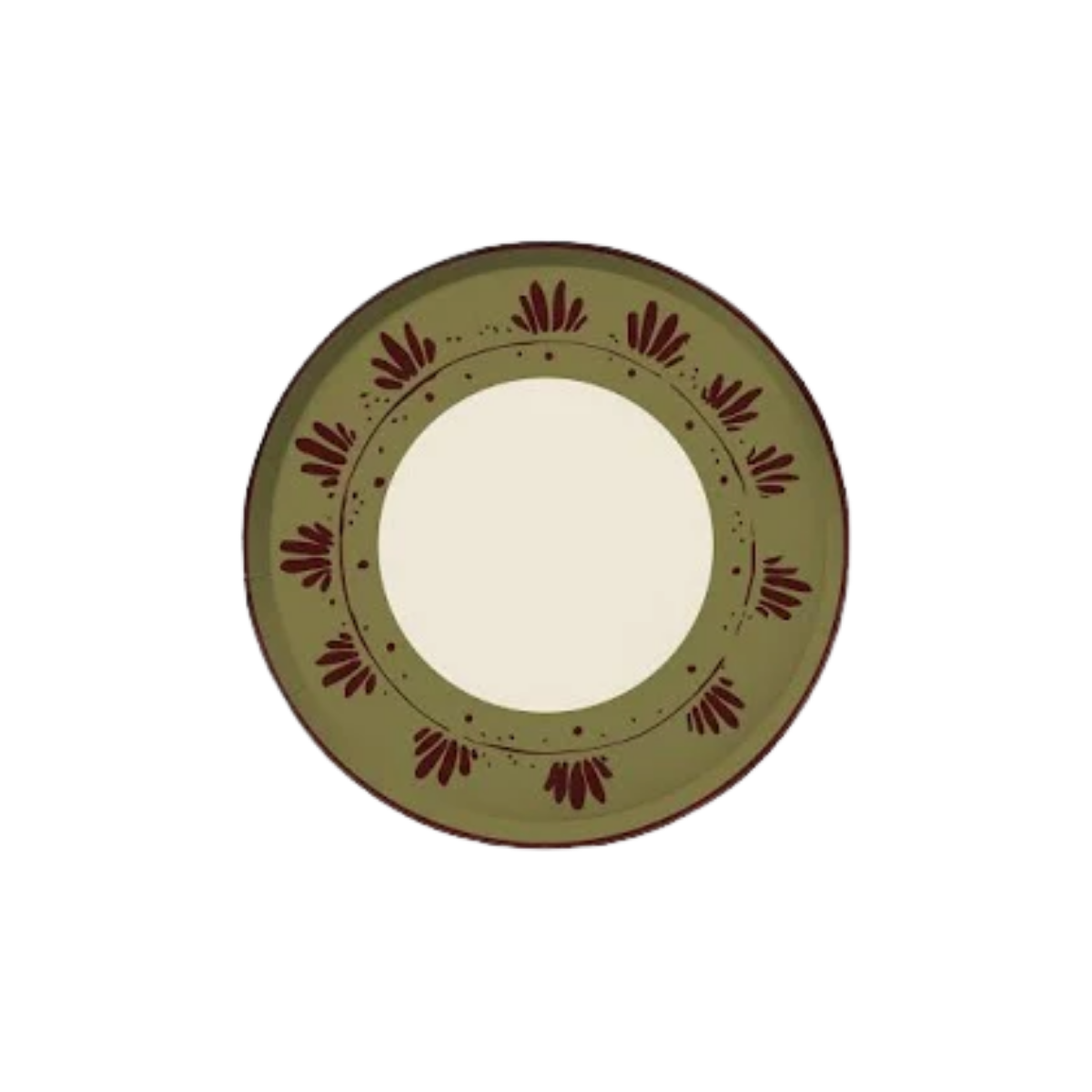 Fleur Hors d'Oeuvres Plate Set, Dirty Martini