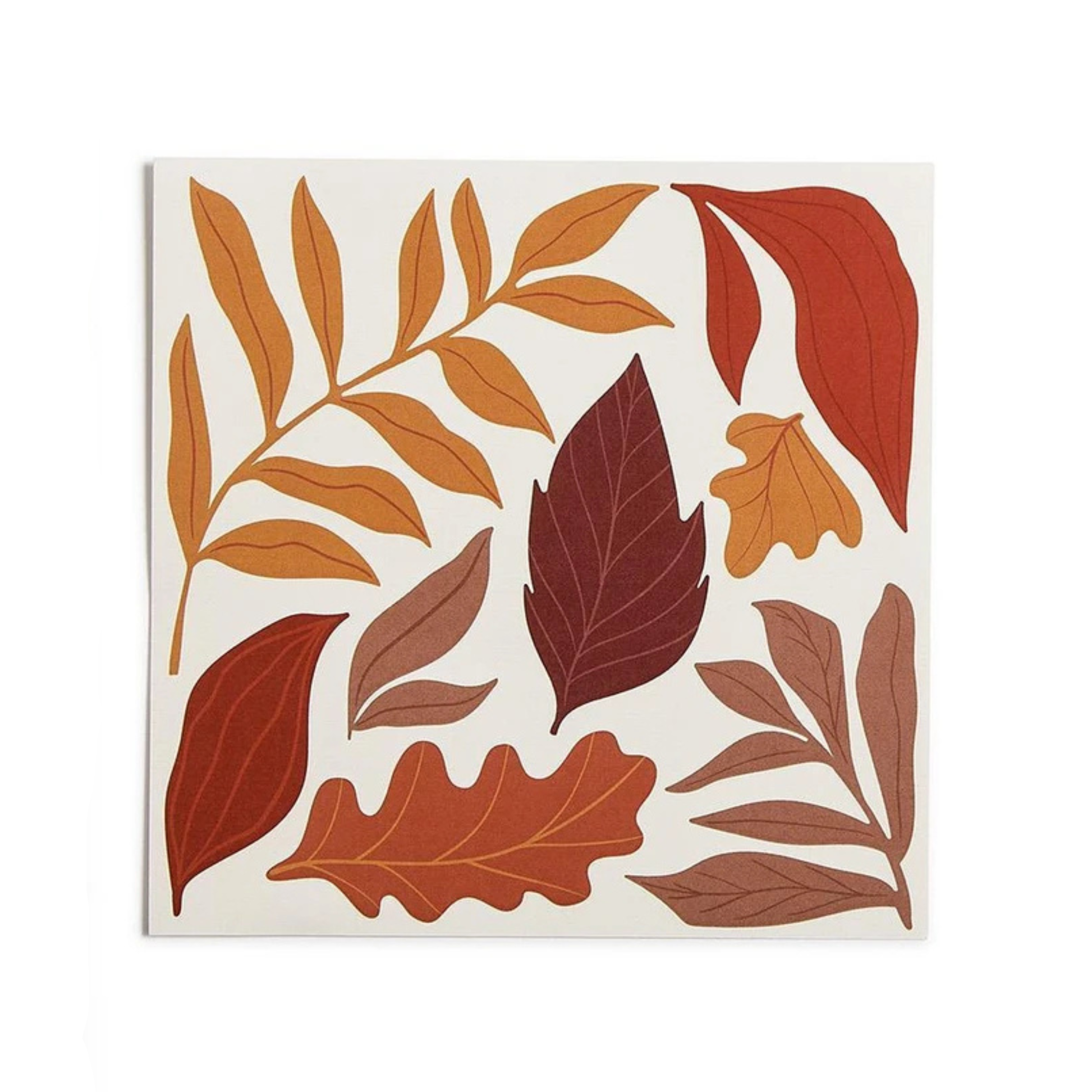 Harvest Leaves Paper Cocktail Napkins