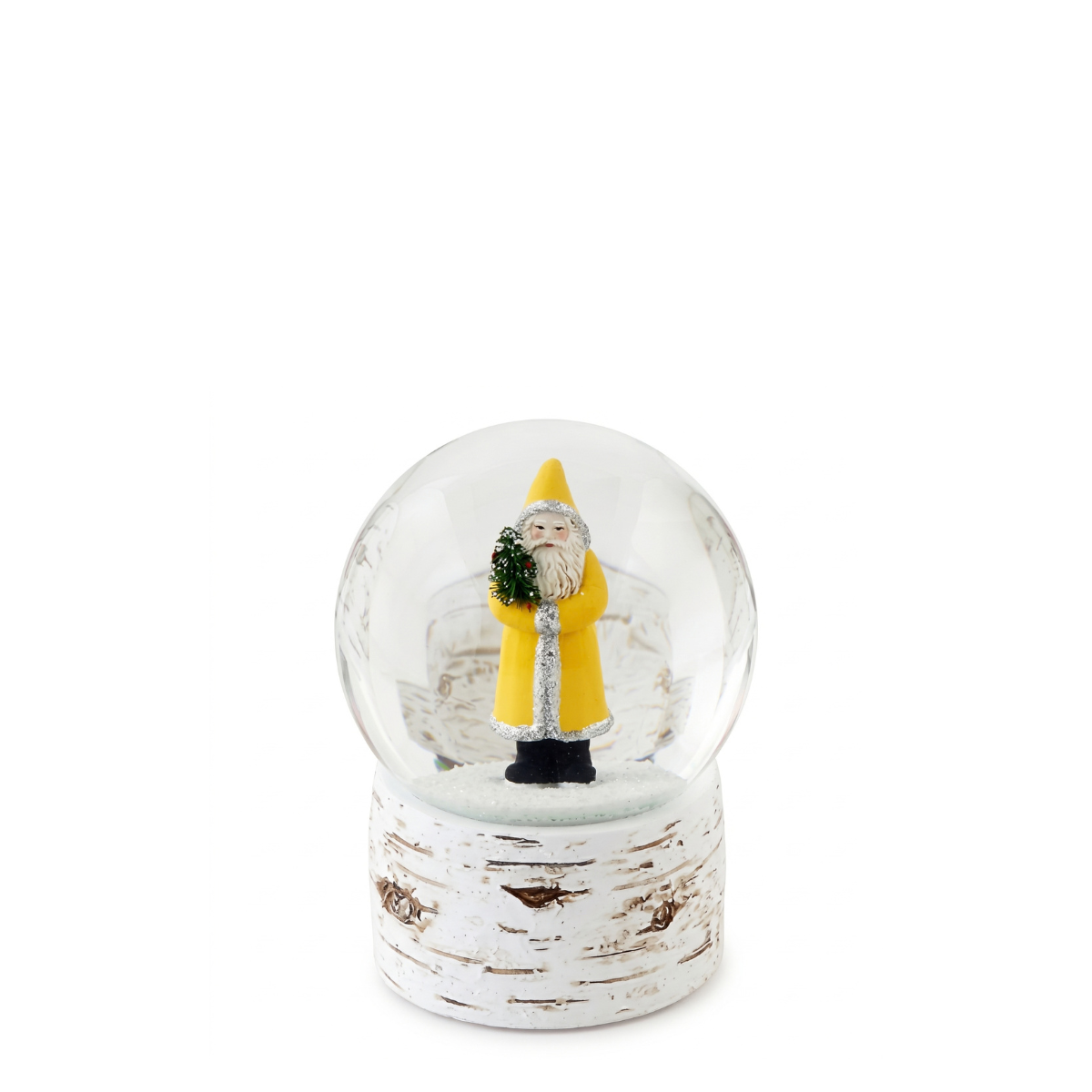 Santa Water Globe, Yellow