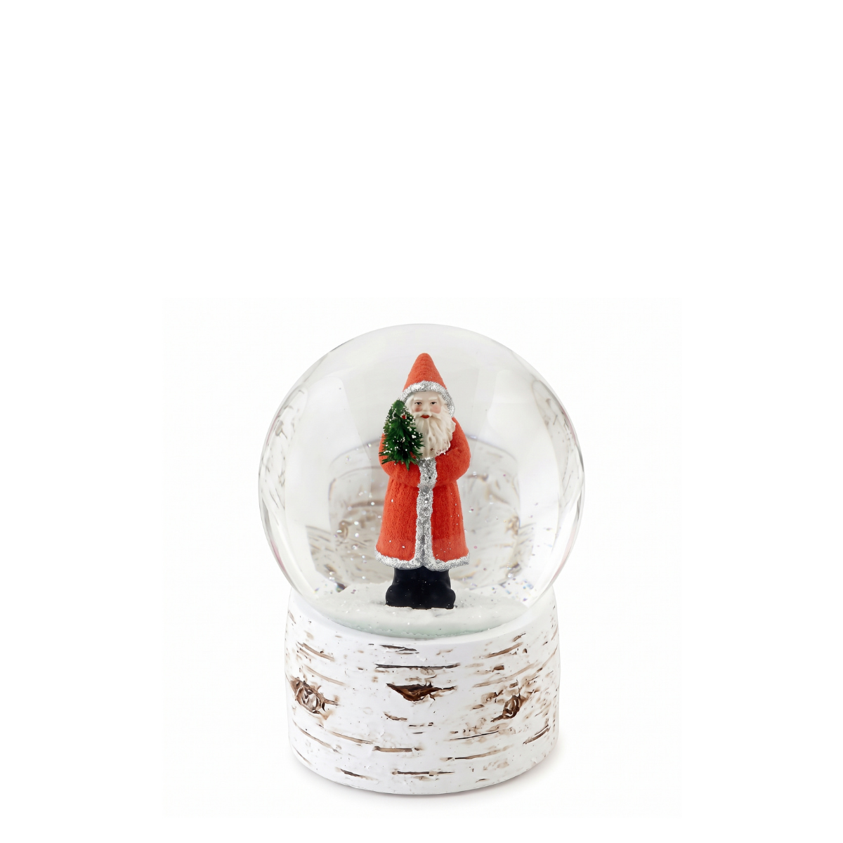 Santa Water Globe, Rust Red