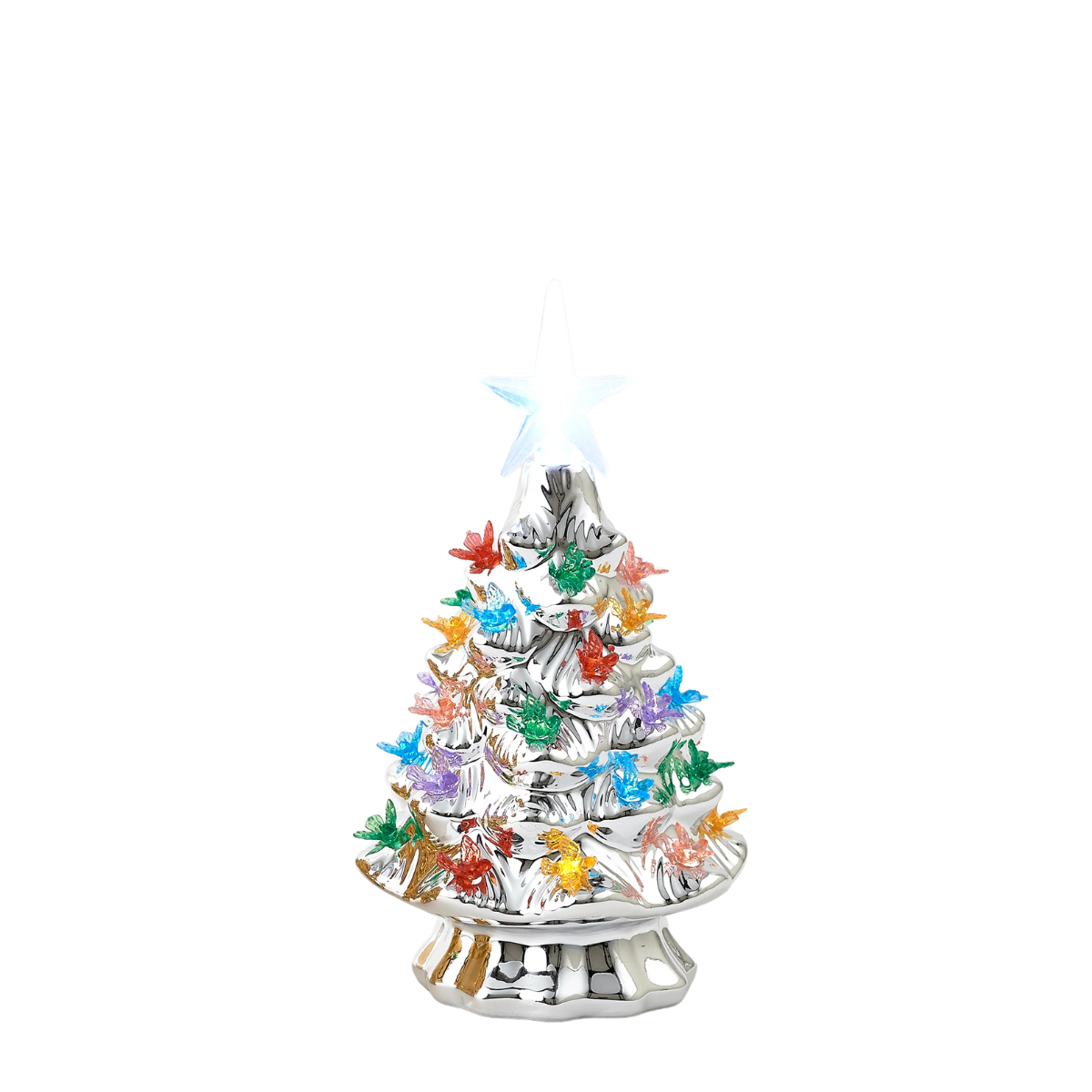 Festive Lights Tree, Silver