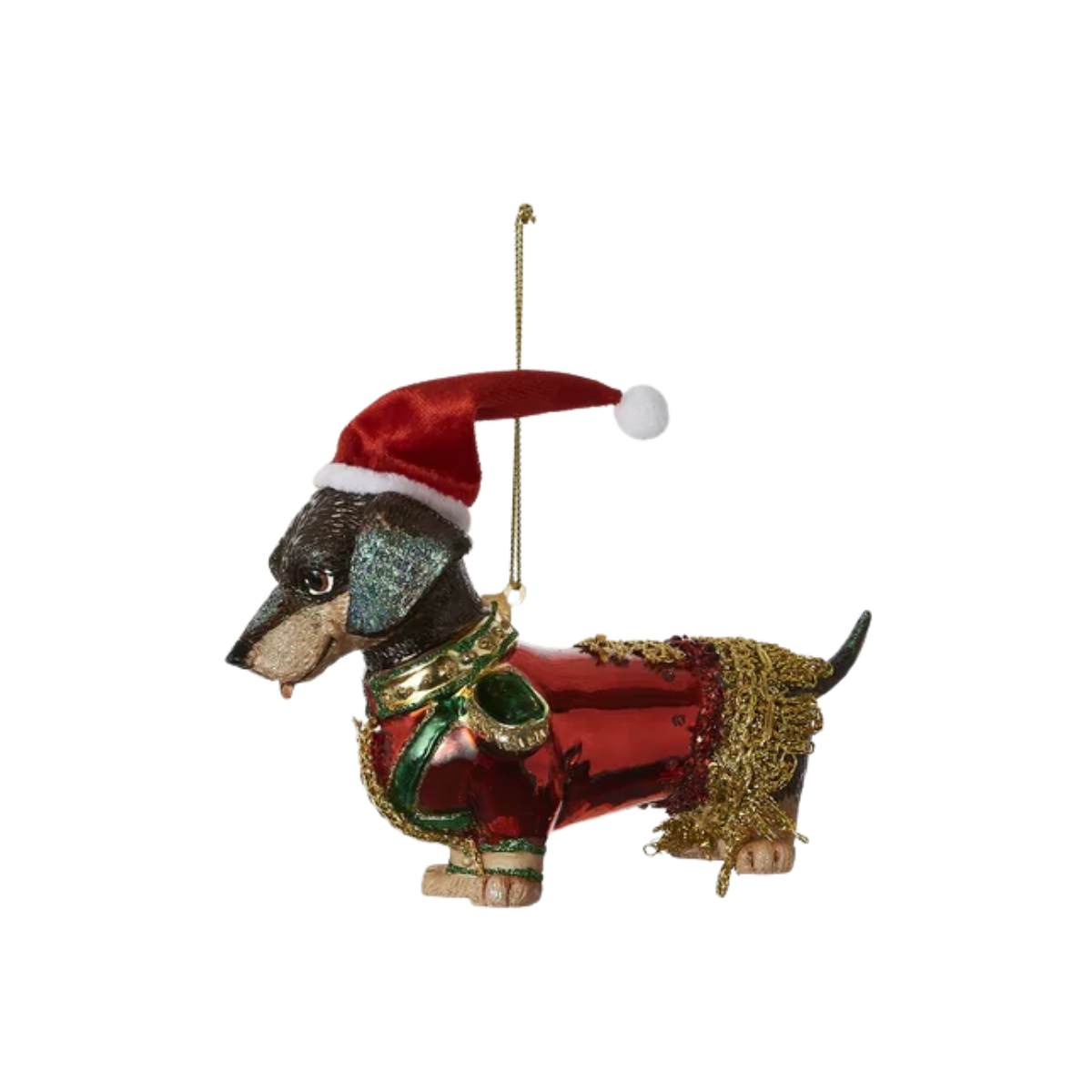 Party Pups Ornament, Dachshund