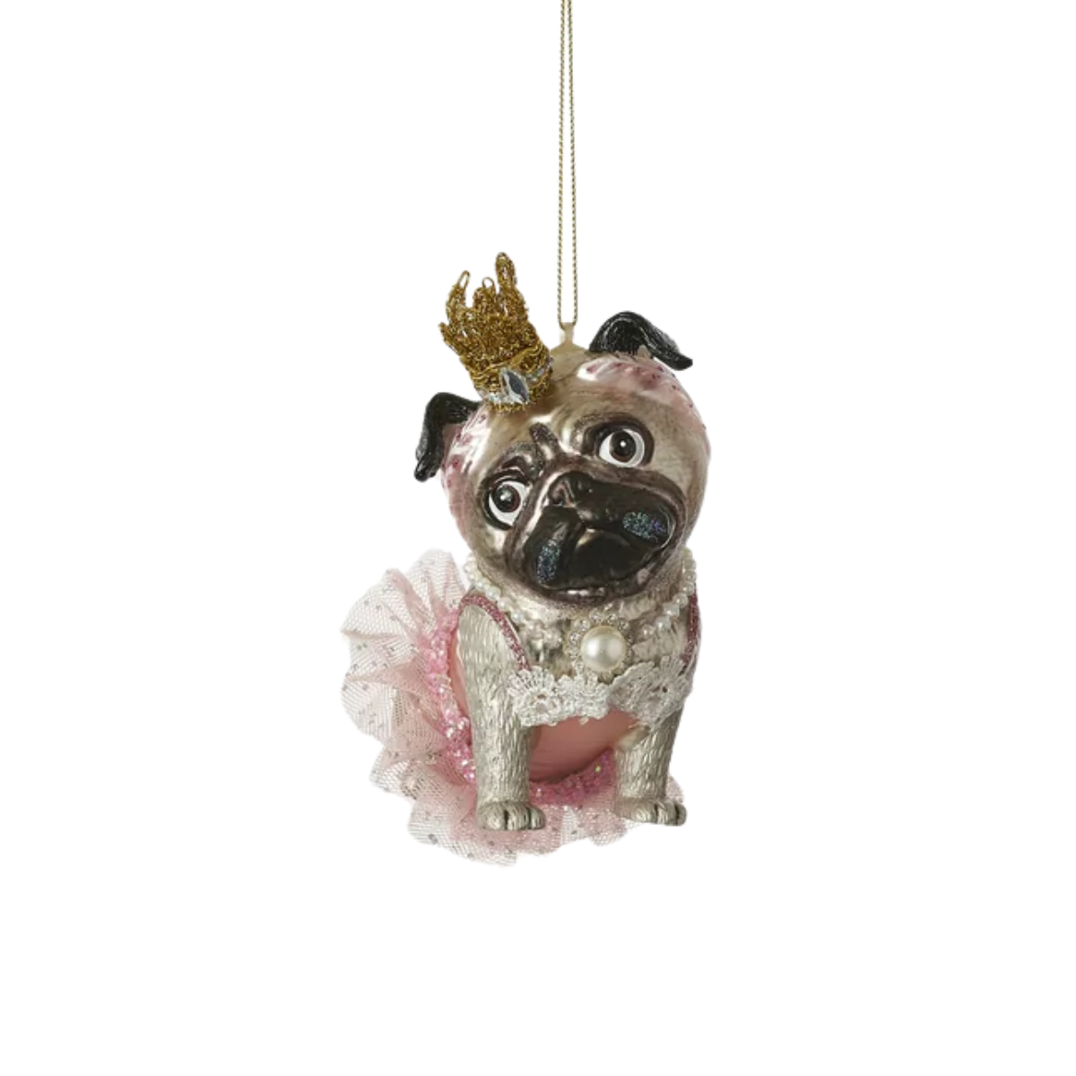 Party Pups Ornament, Pug