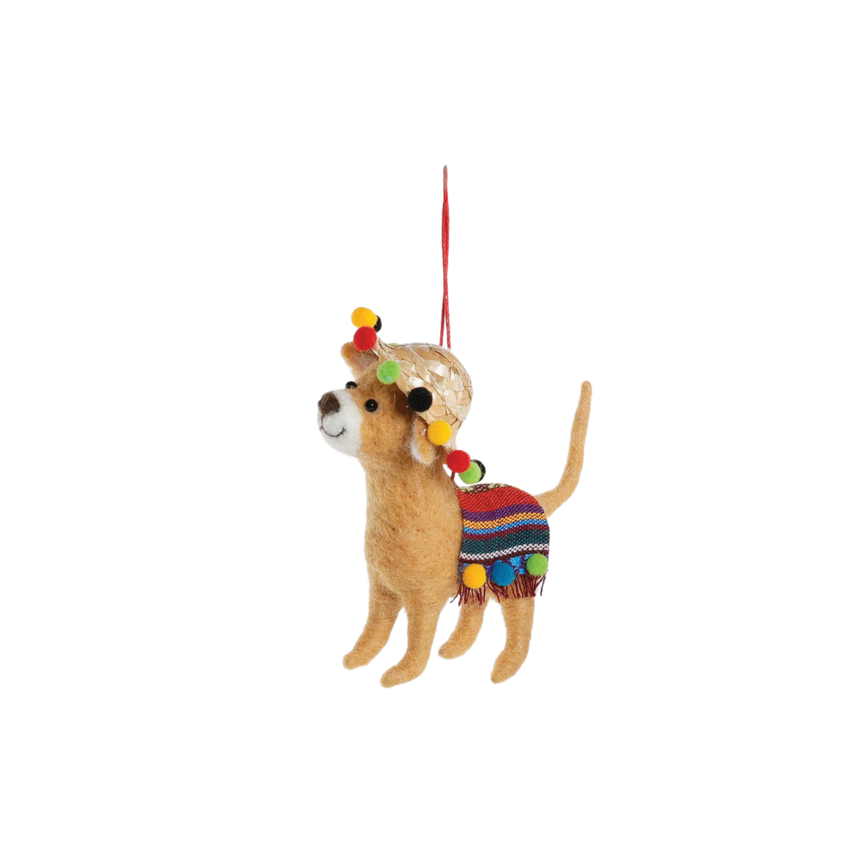 Chichi Felt Ornament, Happy Hat