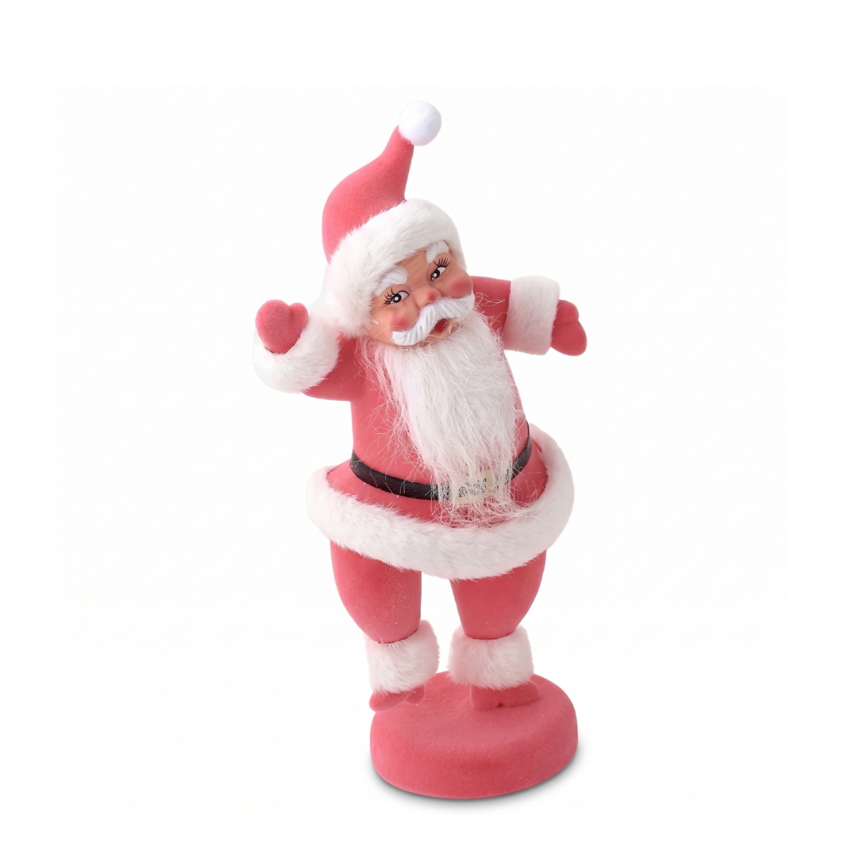 Jolly Ole Dancing Santa, Pink