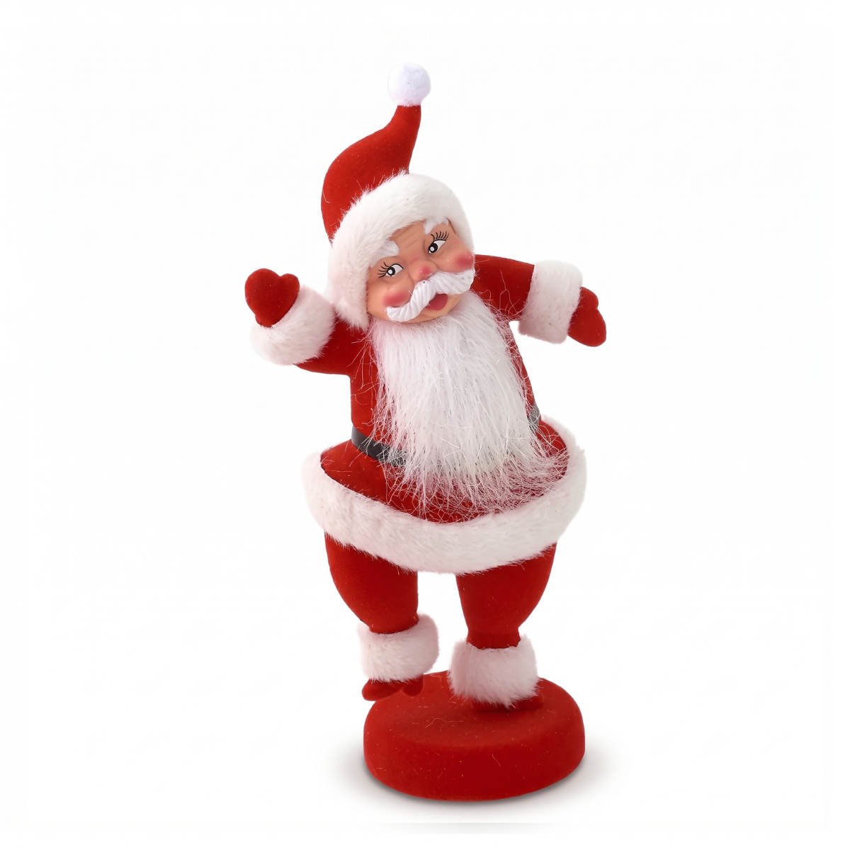 Jolly Ole Dancing Santa, Red