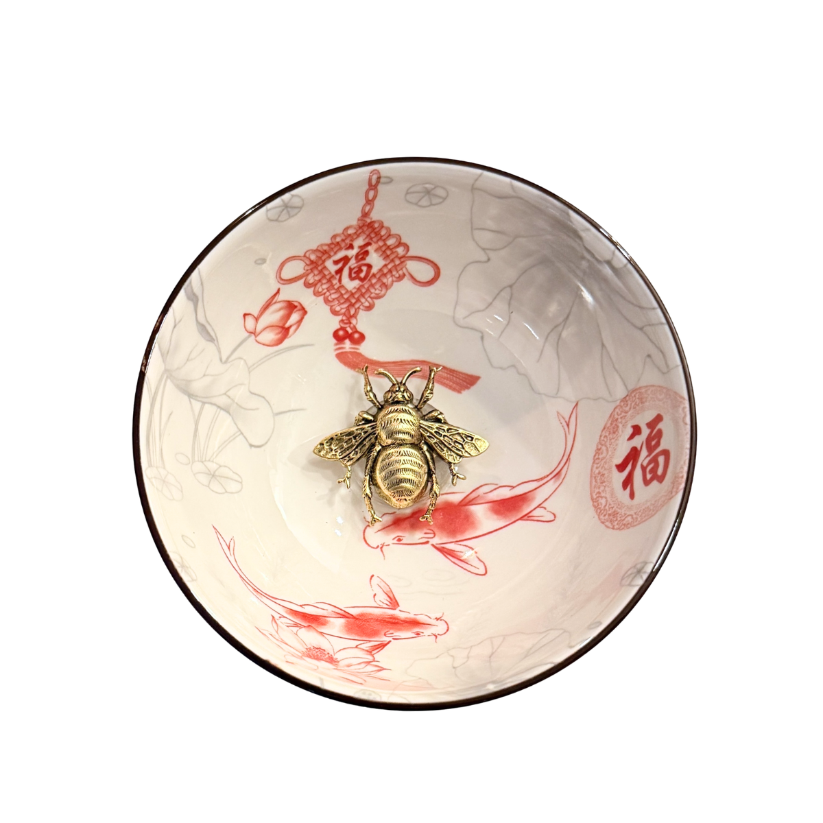 Museum Bee, Porcelain Bowl with Grande Bee