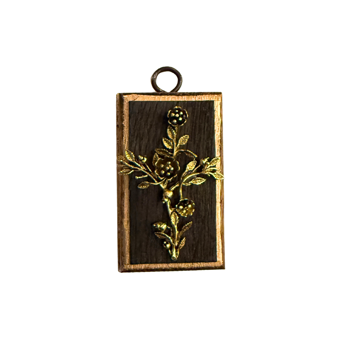 Museum Bee, Bourbon Barrel Frame with Rose Cross