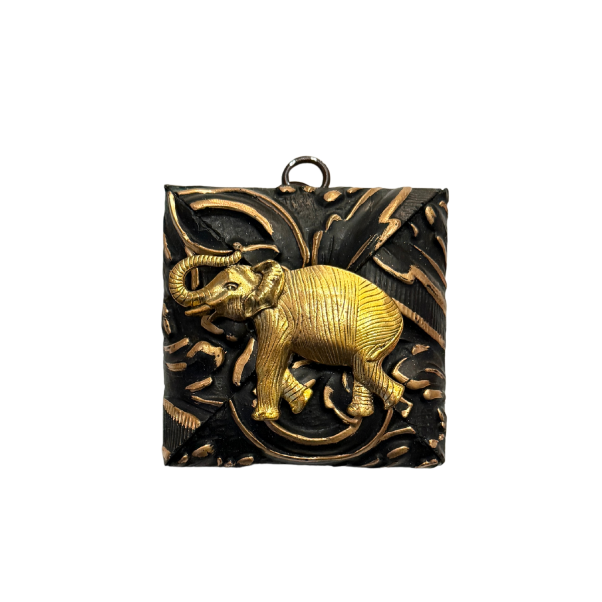Museum Bee, Painted Frame with Elephant