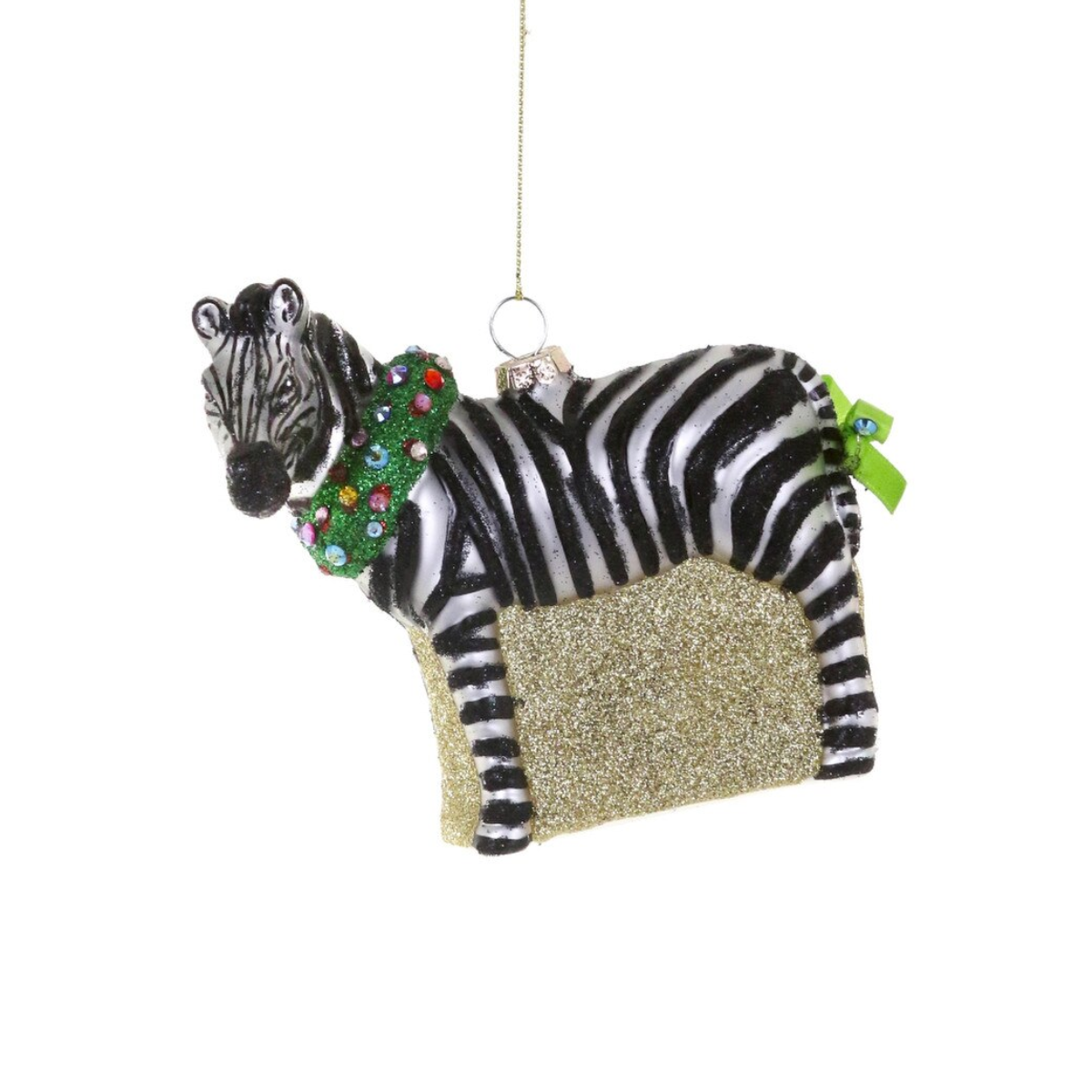 Noel Zebra Ornament