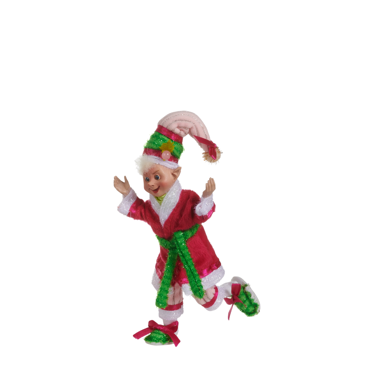 PJ Jolly Small Possable Elf, Red Robe