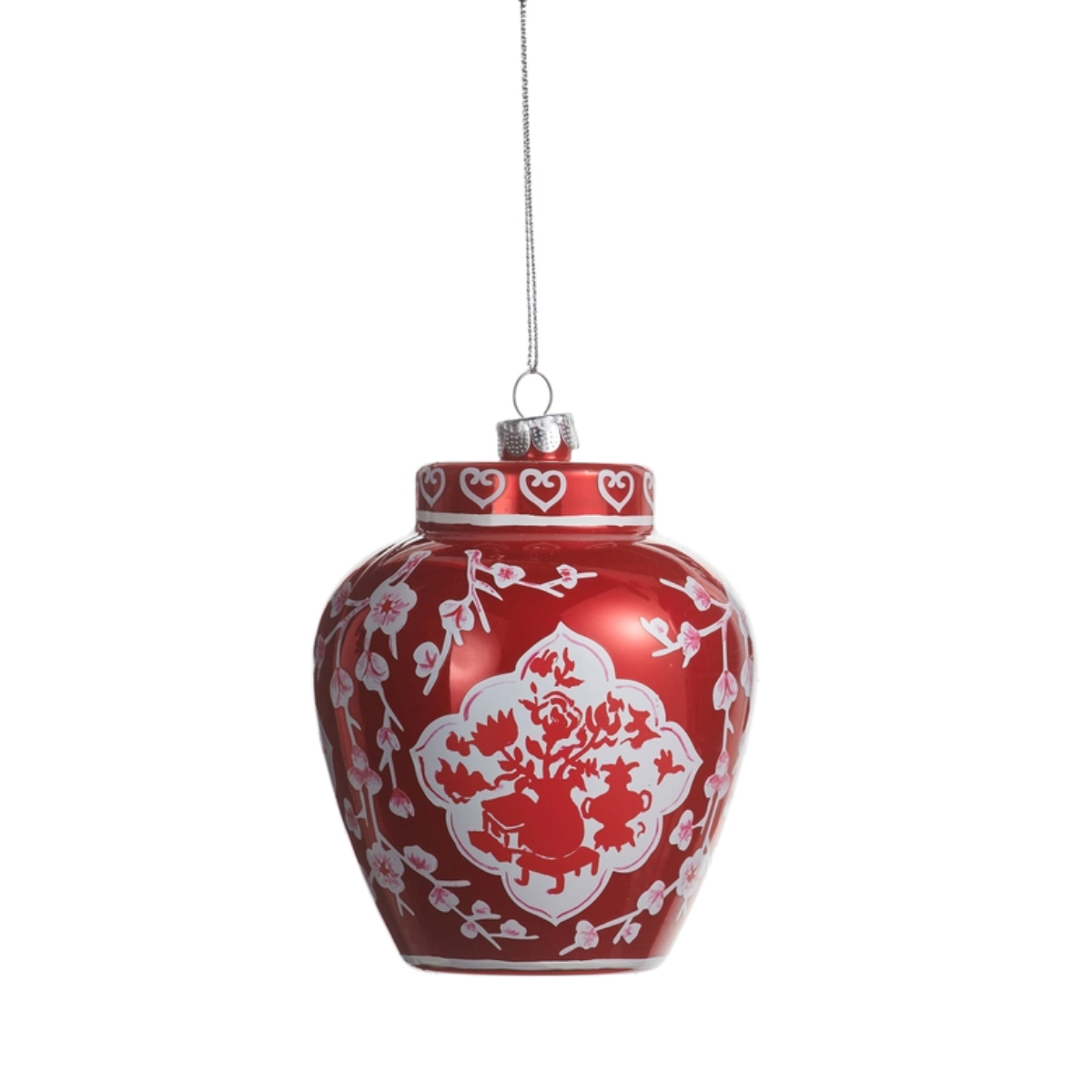 Kemper Urn Ornament, Red