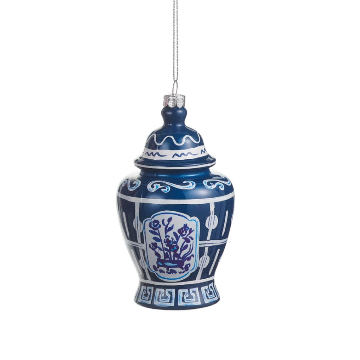 Kemper Urn Ornament, Blue