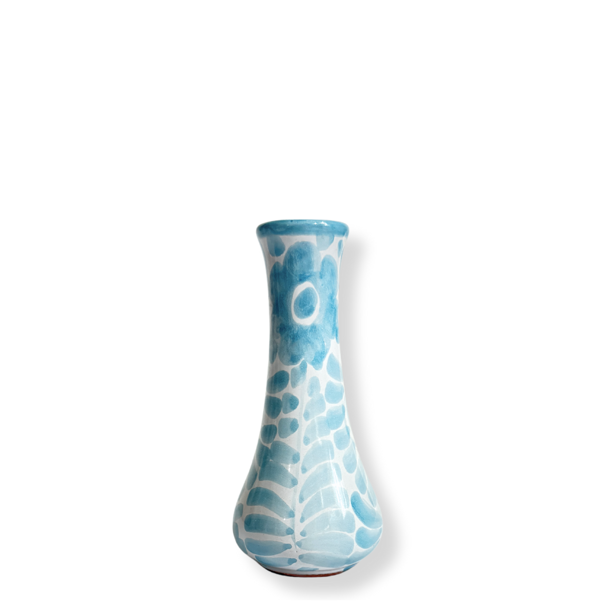 Dos Flores Bud Vase, Sky Blue