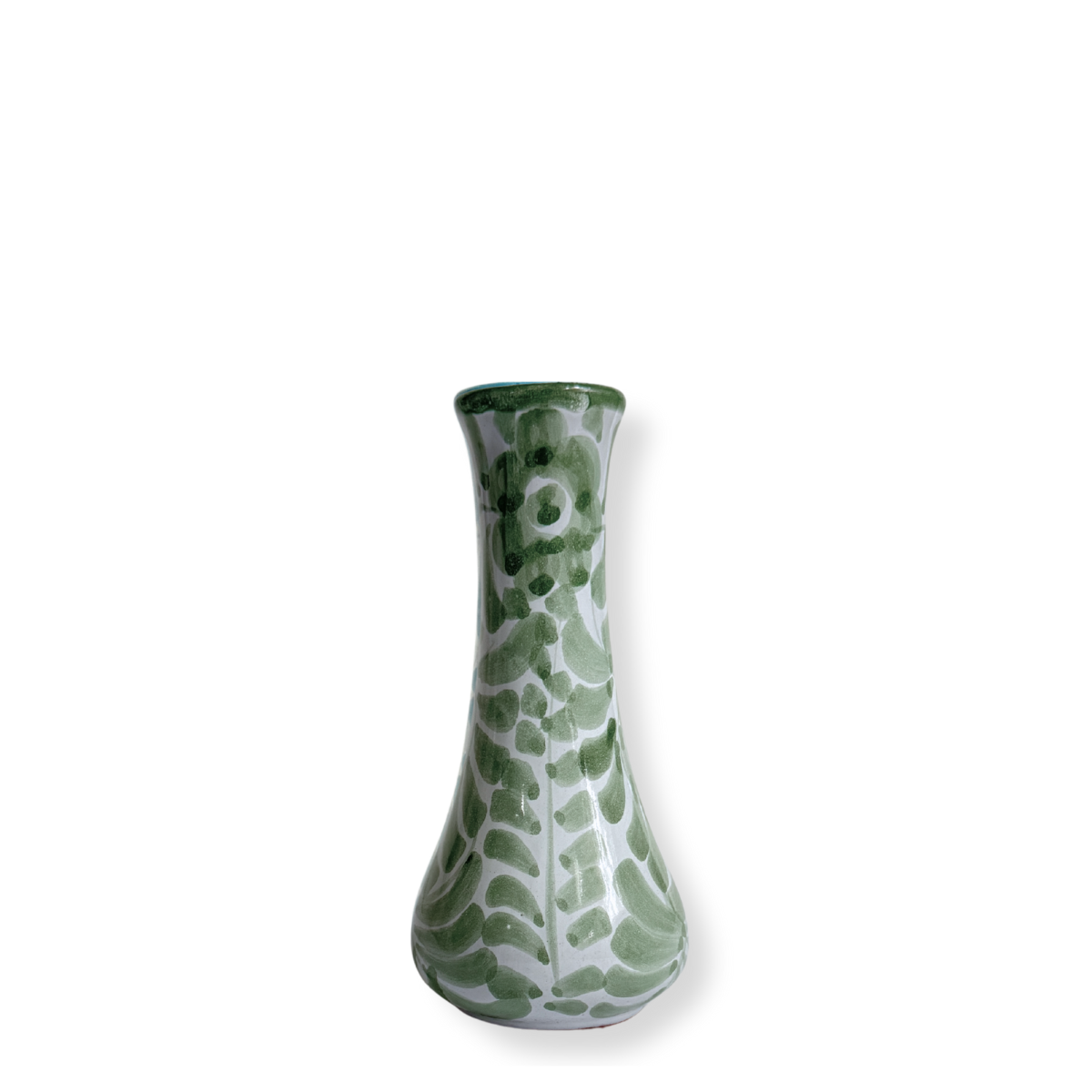 Dos Flores Bud Vase, Ivy Green