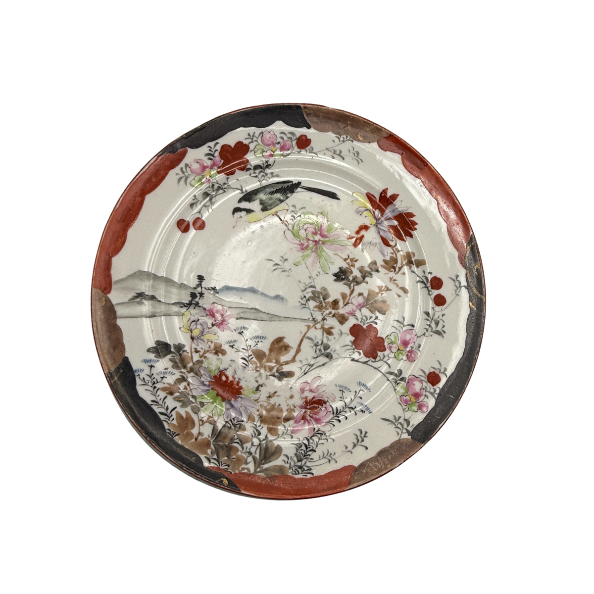 Antique Japanese Kutani Plate