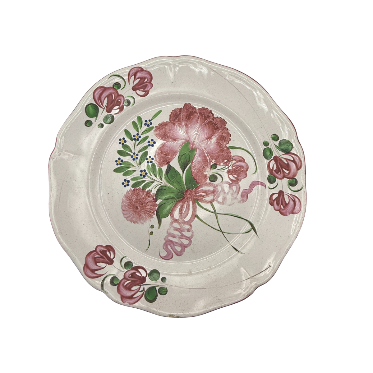 Antique French Strasbourg Small Platter