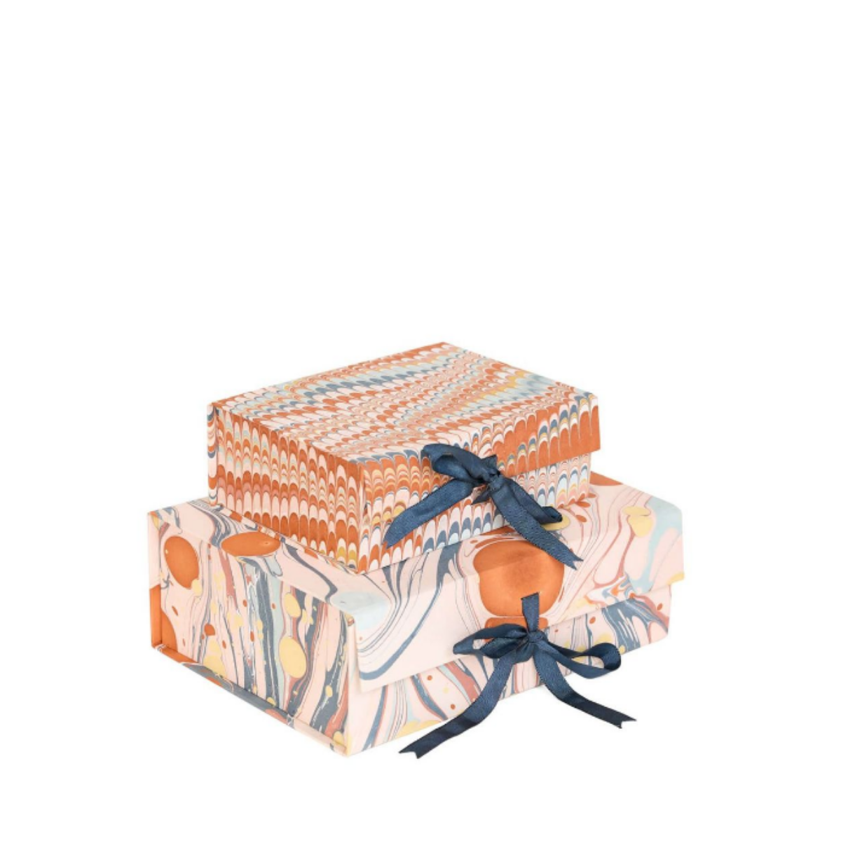 Sue Folding Marbled Boxes, Twilight