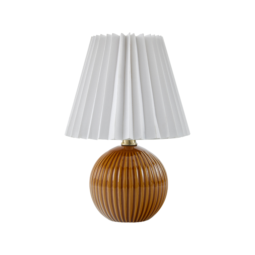 Tora Tiny Table Lamp, Caramel