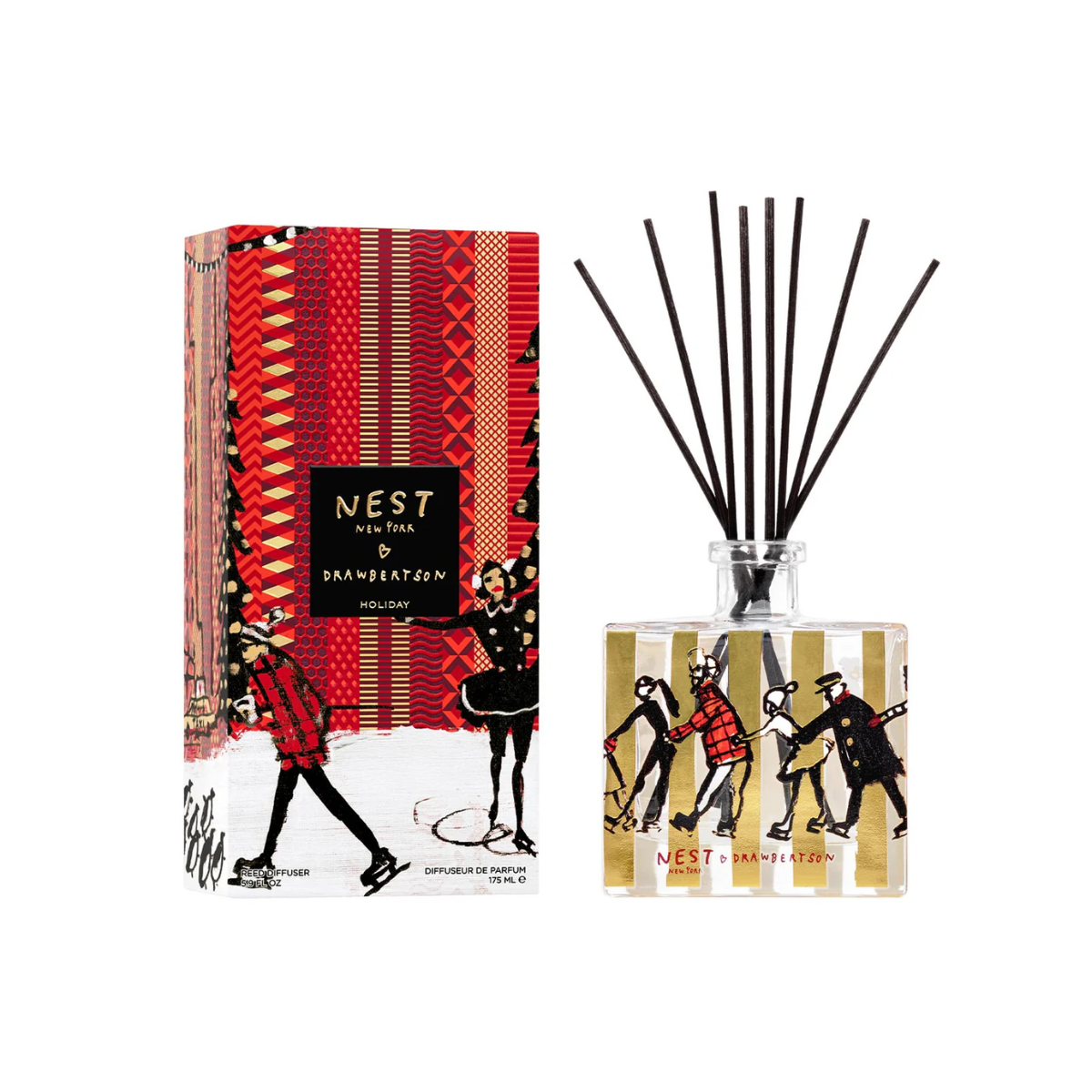 Nest New York x Drawbertson Holiday Reed Diffuser