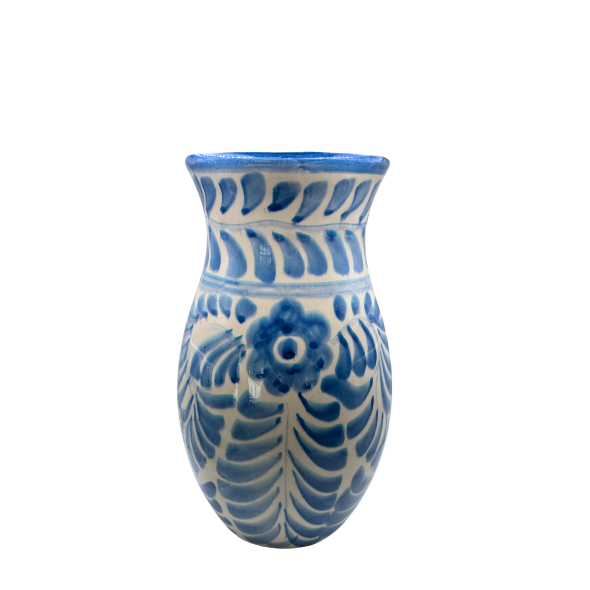 Dos Flores Vase, Denim
