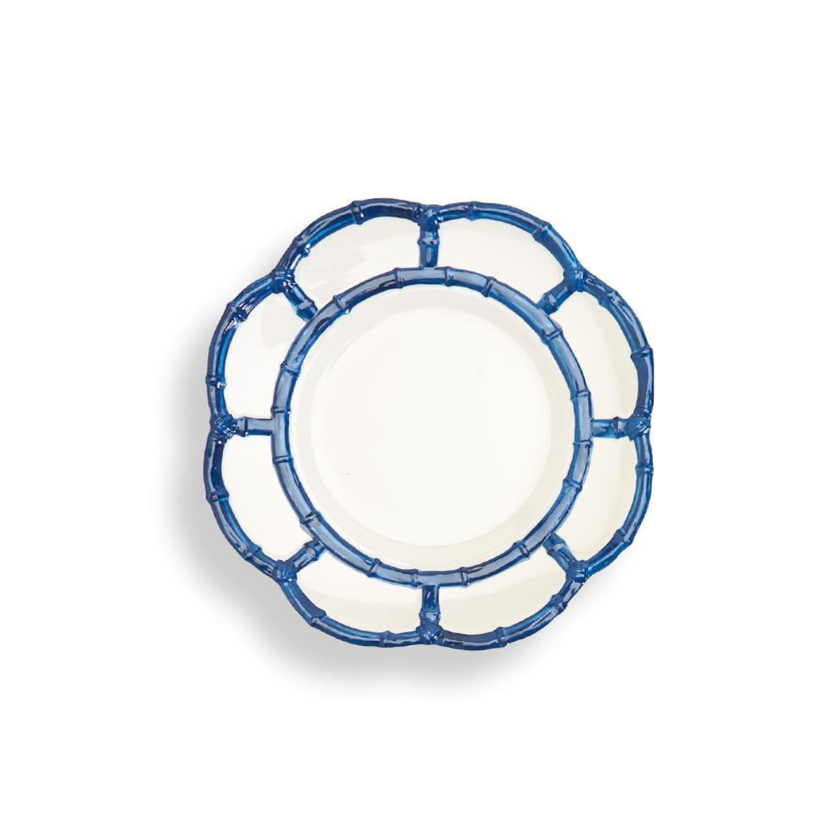 Cobalt Bamboo Melamine Salad Plate