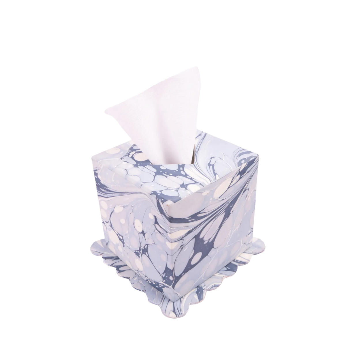 Delano Paper Tissue Box, Blues