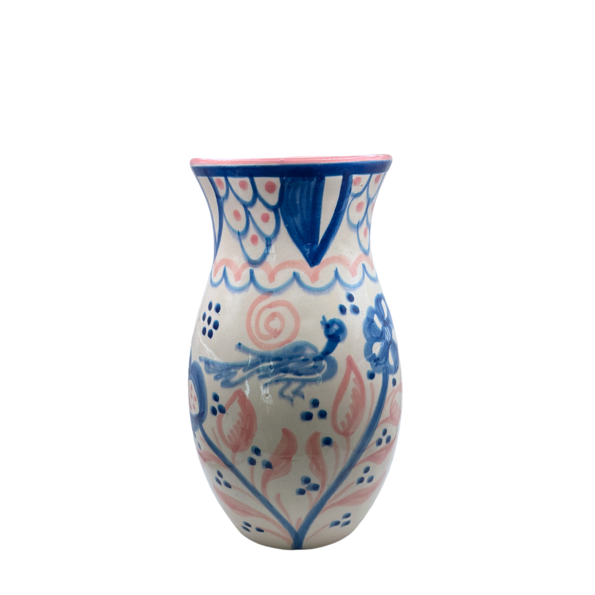 Jardin Vase, Blush & Denim