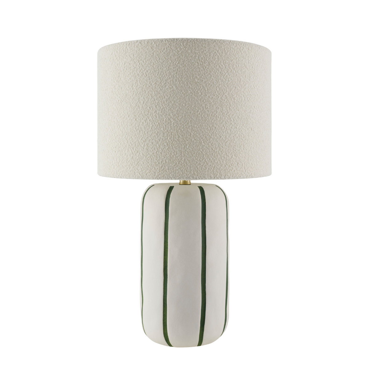 Abigail Lamp, Green & White