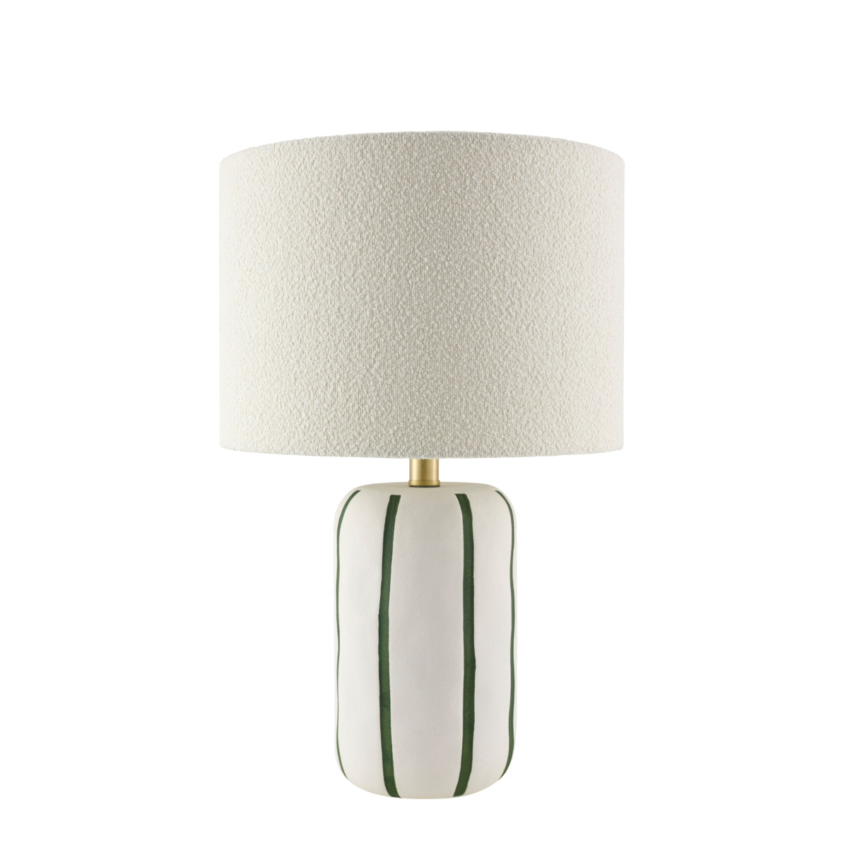 Abigail Petite Lamp, Green & White