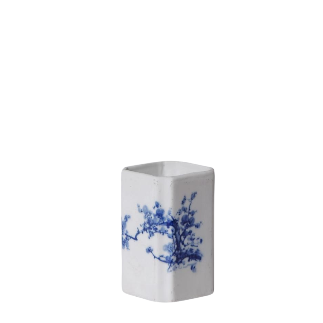 Vintage Inspired Porcelain Vase, Cherry Blossom