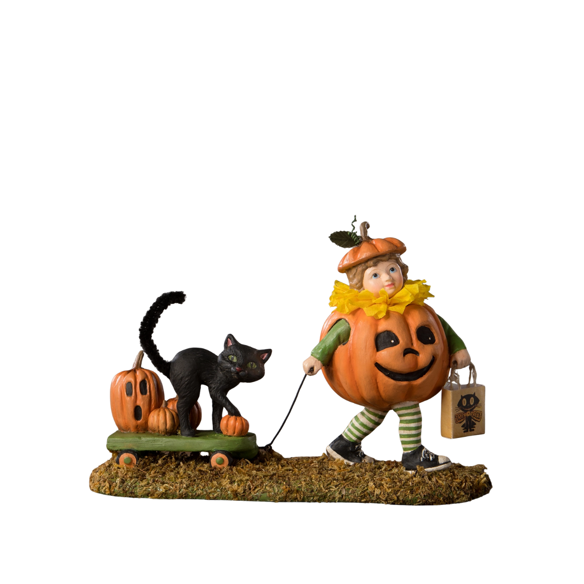 Pumpkin Paige with Wagon