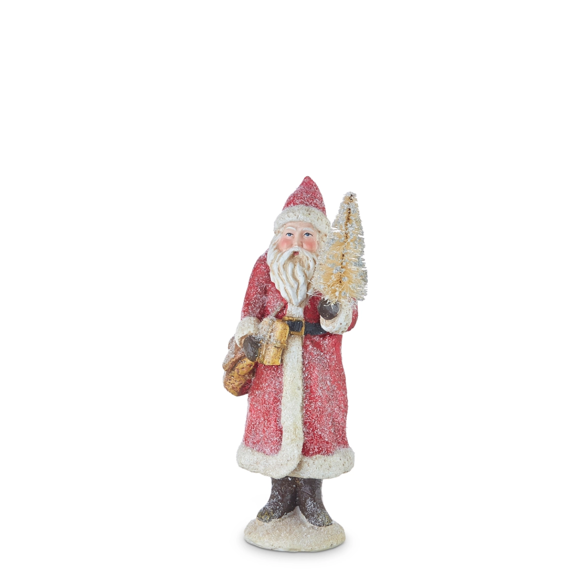 Glitterd Small Santa, Red