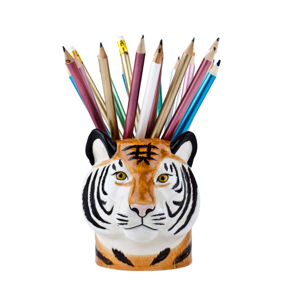 Quail Ceramics Tiger Pencil Pot
