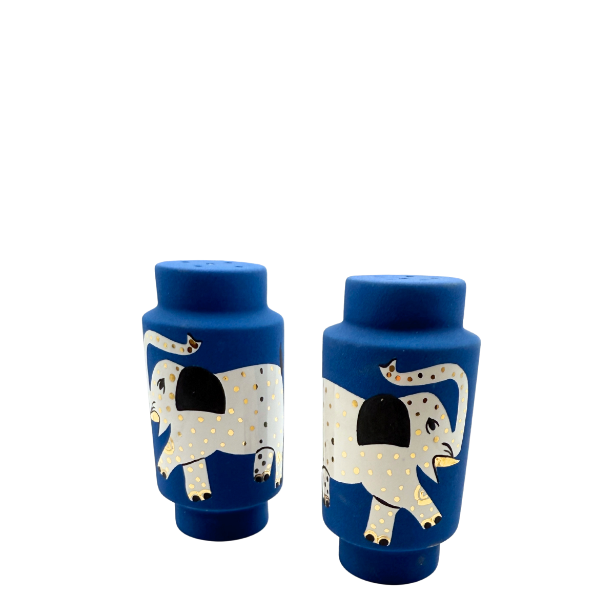 Waylande Gregory Elephant Salt & Peppers, Cobalt