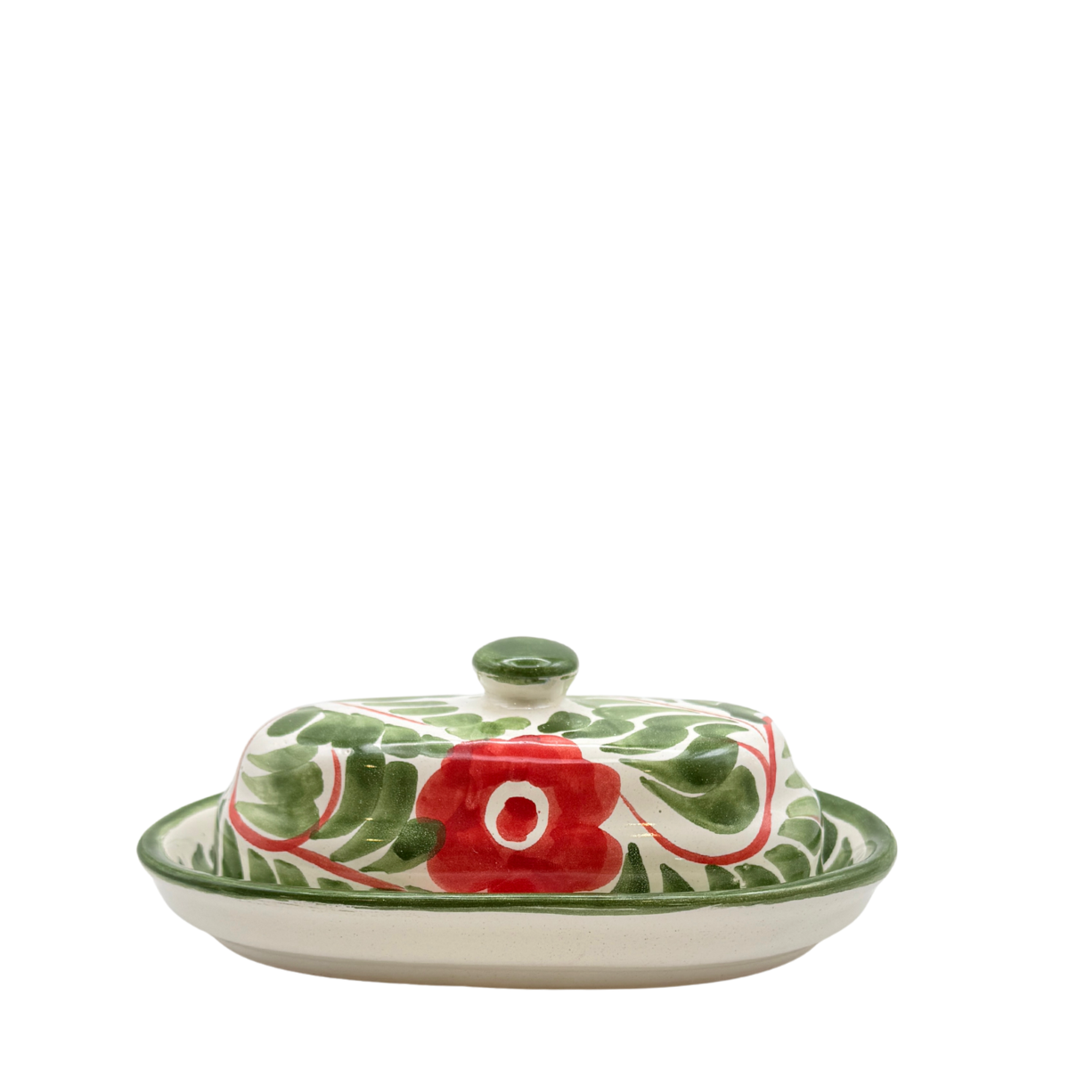 Dos Flores Holiday Butter Dish