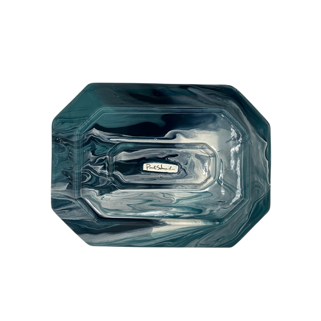 Paul Schneider Octagon Tray, Deep Geode Blue